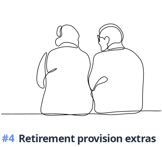 Retirement provision extras